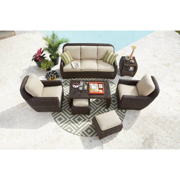 Shop Art Van Hudson Sofa With Pillows Taupe Free Shipping Today