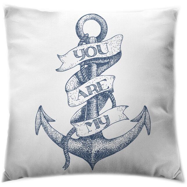 You Are My Anchor Throw Pillow