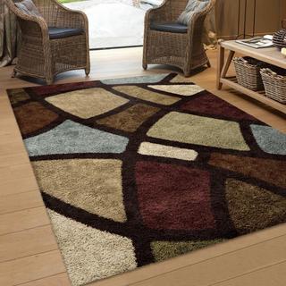 Orian Circle Rug Orian Rugs Essential Shag Circlebloom Multi-Color - Bed Bath & Beyond ...