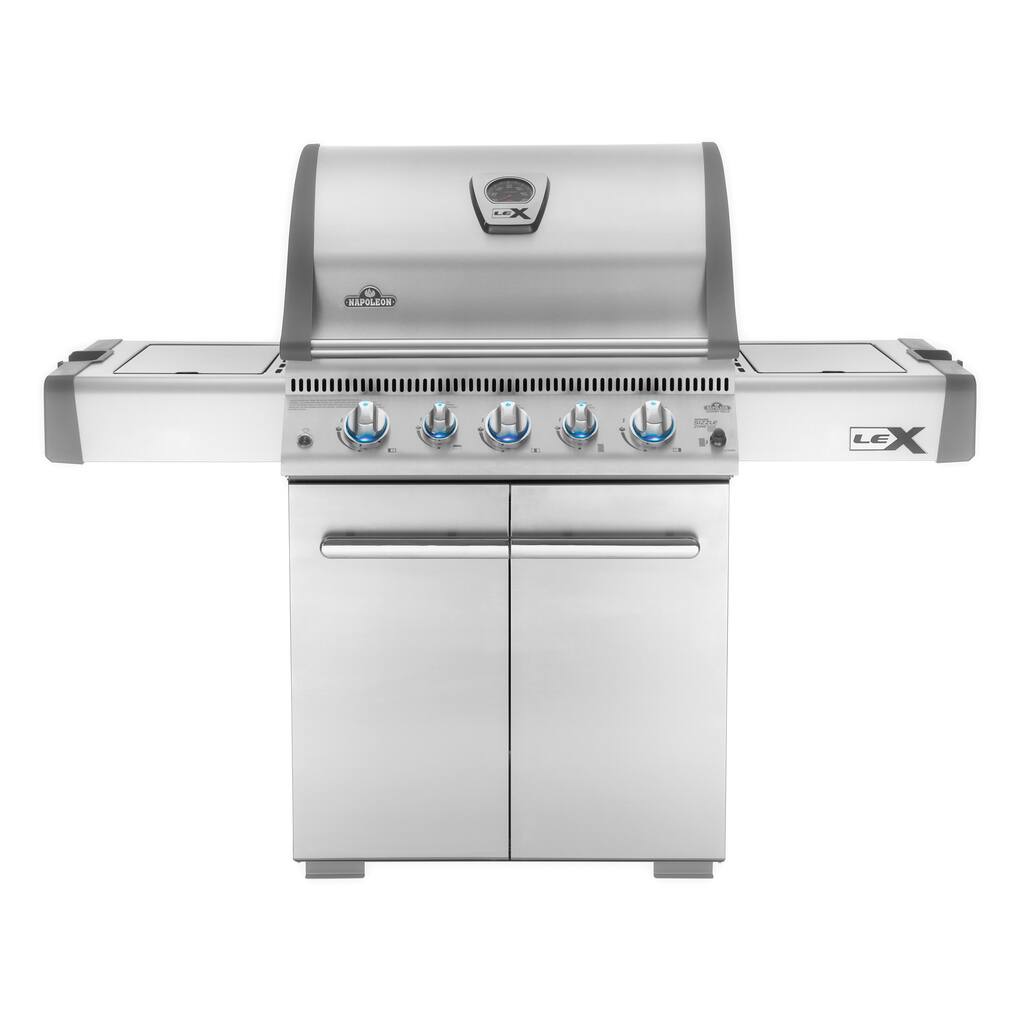 Napoleon LEX485RSIBNSS Natural Gas Grill with Rear and Side Infrared Burners