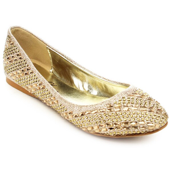 Shop Bella Luna BENIA-18 Women's Slip On Sparkle Rhinestone Ballet ...