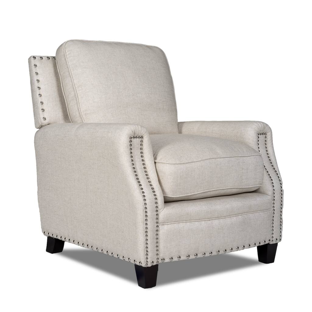 Bradford II Brussels Linen Nailhead-trim Chair