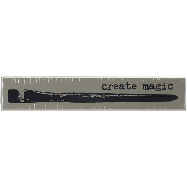 Finnabair Wood Mounted Stamps 5"X1"-Brush