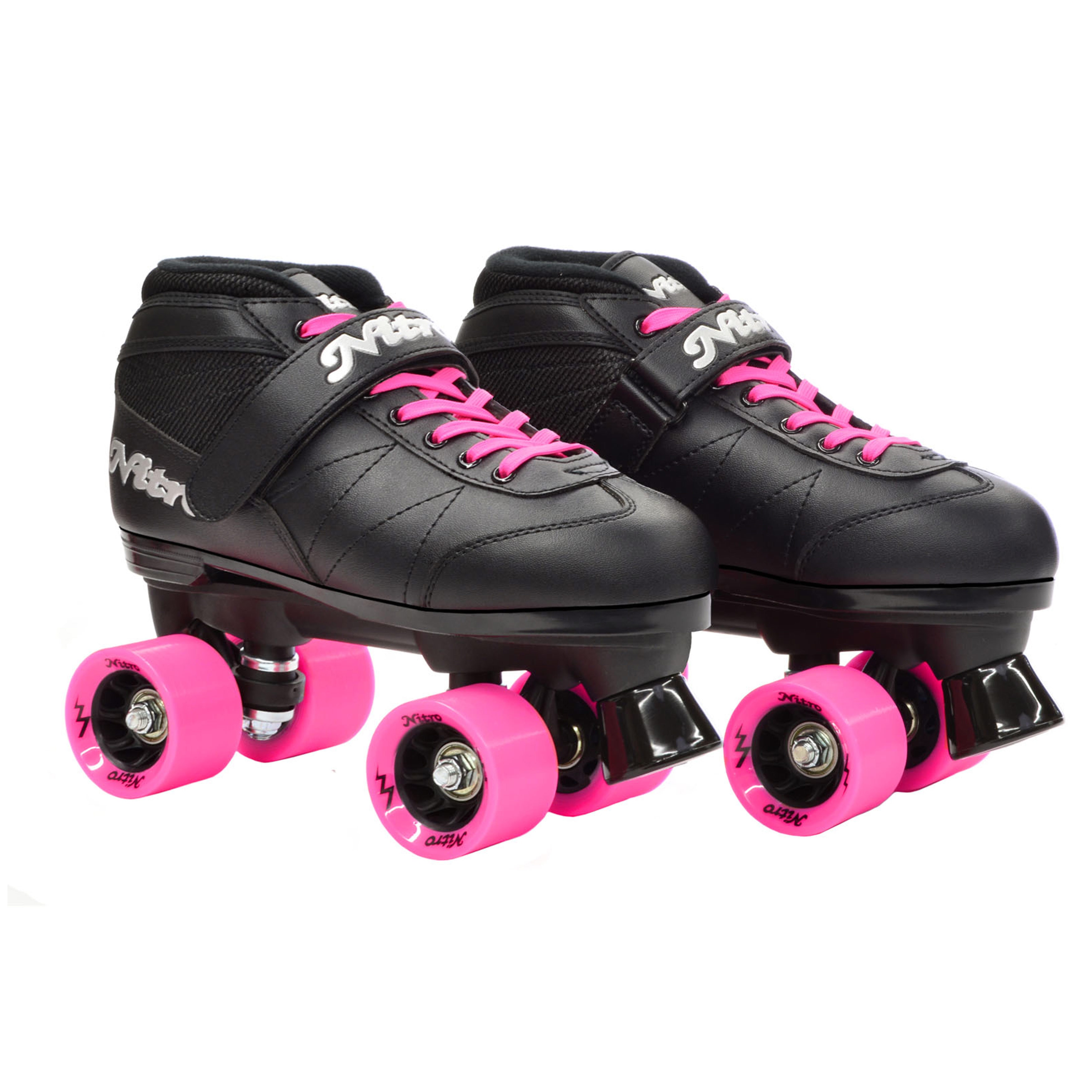 Epic Pink Super Nitro Quad Speed Roller Skate 3-piece Bundle 