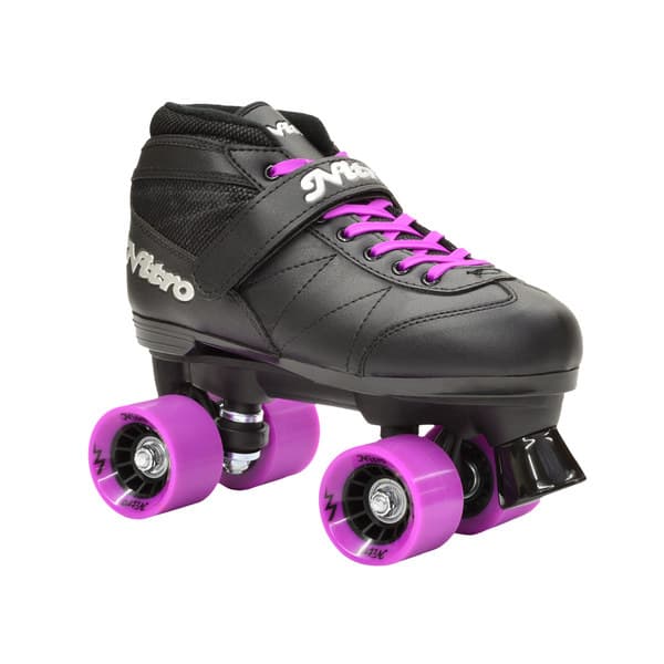 Epic Super Nitro Purple Quad Speed Roller Skates