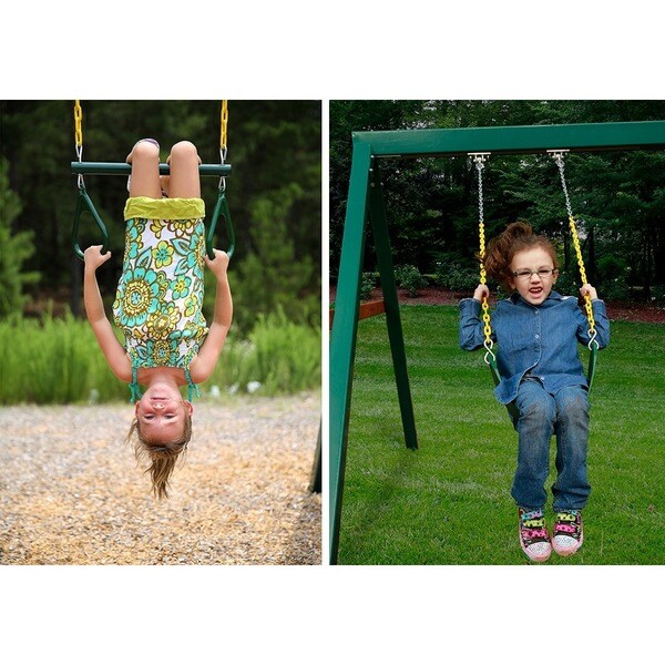 leisure time products malibu cedar swing set