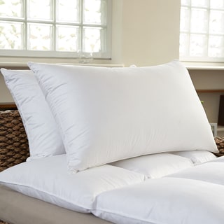 Luxury 400 Thread Count Feather and Down Pillows (Set of 2)