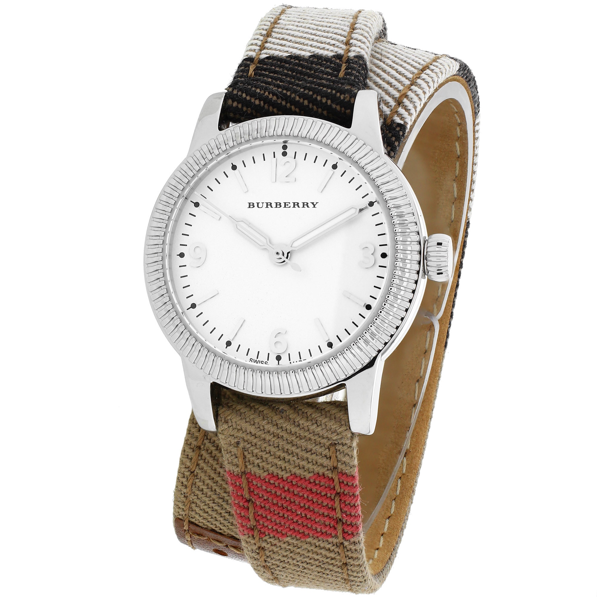 burberry double strap watch