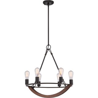 Quoizel Anchor 6-light Imperial Bronze Chandelier (Bronze) - Chandeliers For Bedrooms by Overstock.com