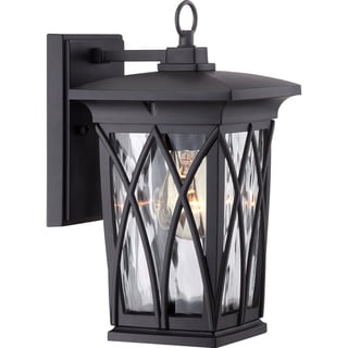 Quoizel Grover Mystic Black Small Wall Lantern