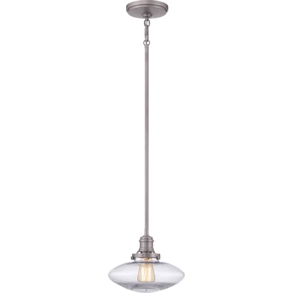 Quoizel Manderson 1 light Nickel Mini Pendant   17186722  