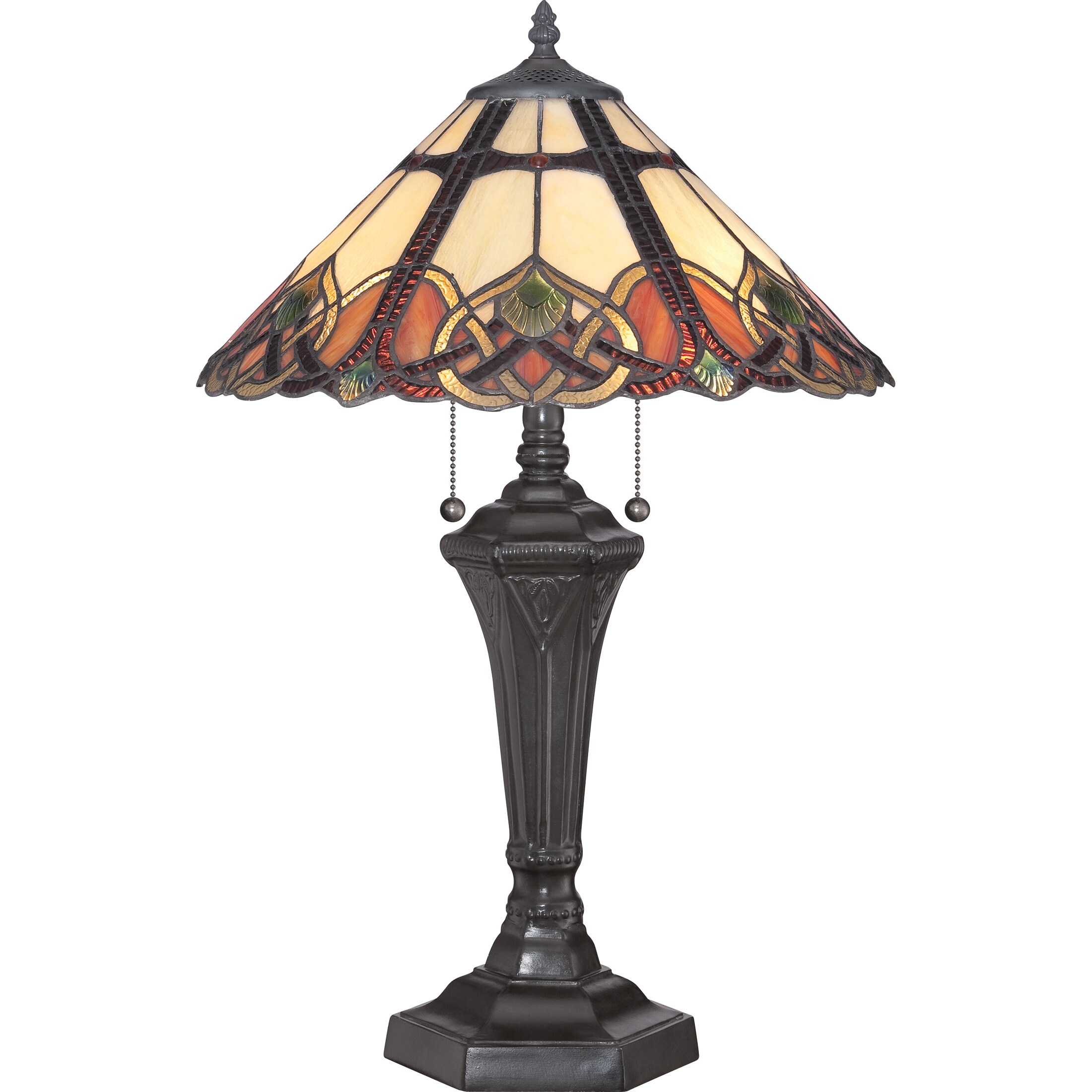 Shop Quoizel Cambridge Vintage Bronze Table Lamp Free Shipping Today