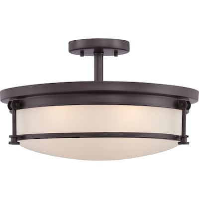 Copper Grove Emory 4-light Bronze Semi-flush Mount