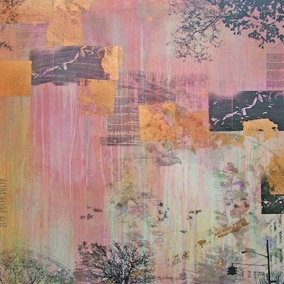 Marmont Hill Art Collective 'Spring Cyclone' Canvas art - Multi-Color
