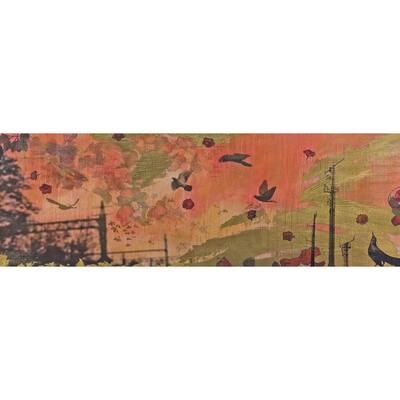 Marmont Hill Art Collective 'Dancing Crow' Canvas art - Multi-Color