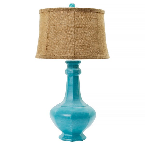 Coastal Blue 31-inch Ceramic Table Lamp - Free Shipping ...