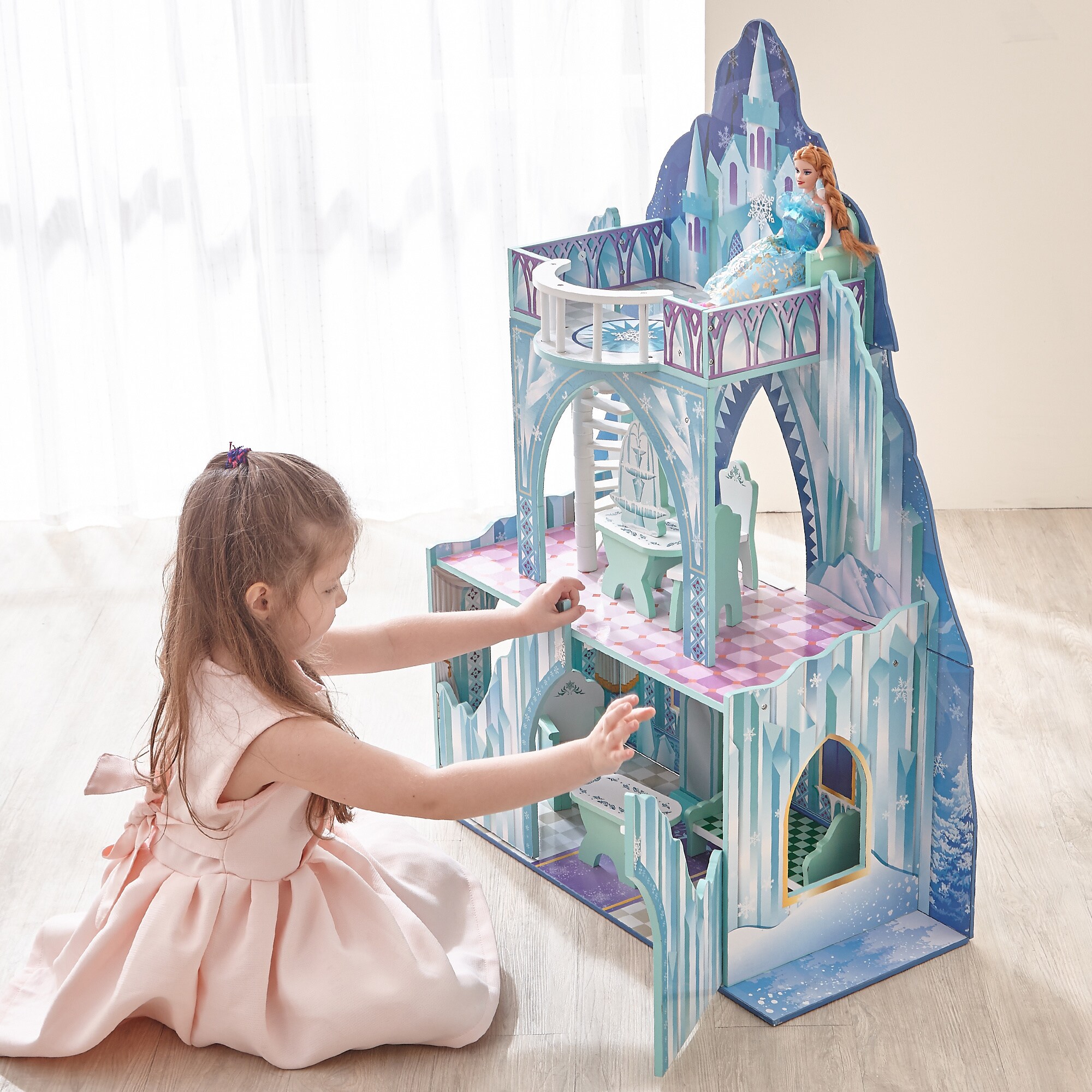 Teamson Kids Ice Mansion Doll House Bed Bath Beyond 10043036