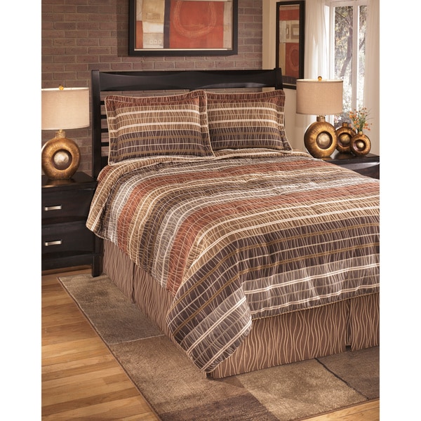 Signature Design by Ashley Wavelength Jewel 4-piece Comforter Set