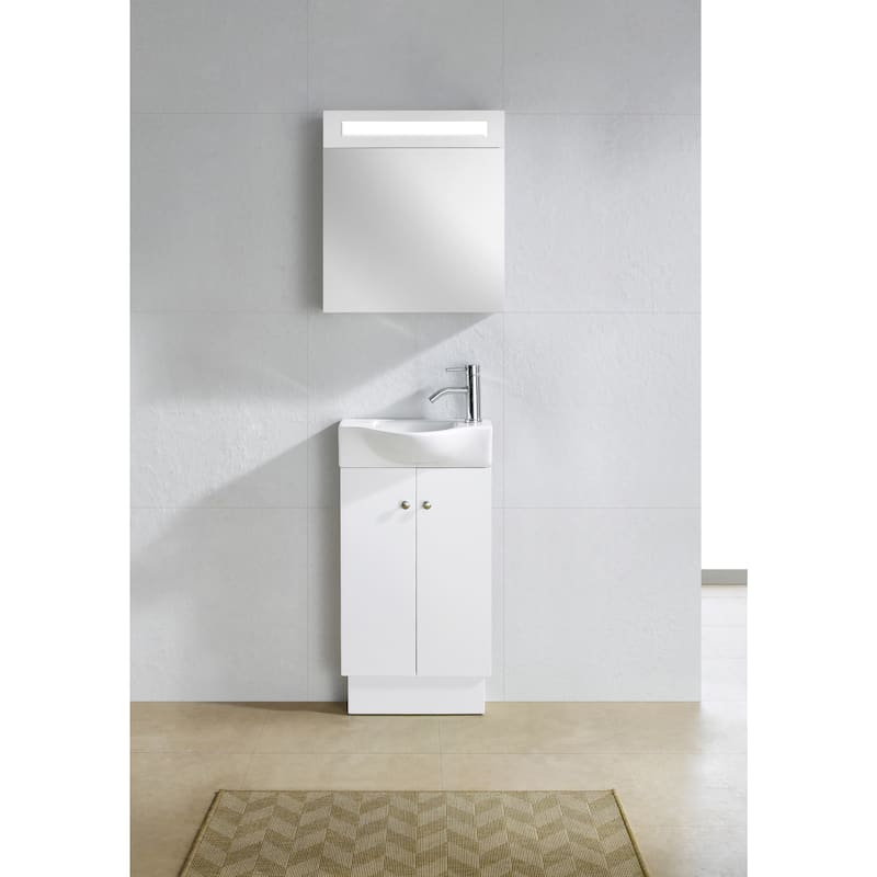 Fine Fixtures Glenwood Medicine Cabinet with LED Light