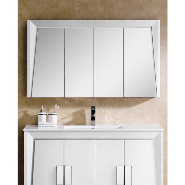 Shop Fine Fixtures Imperial Ii 48 Inch Medicine Cabinet Overstock 10043260