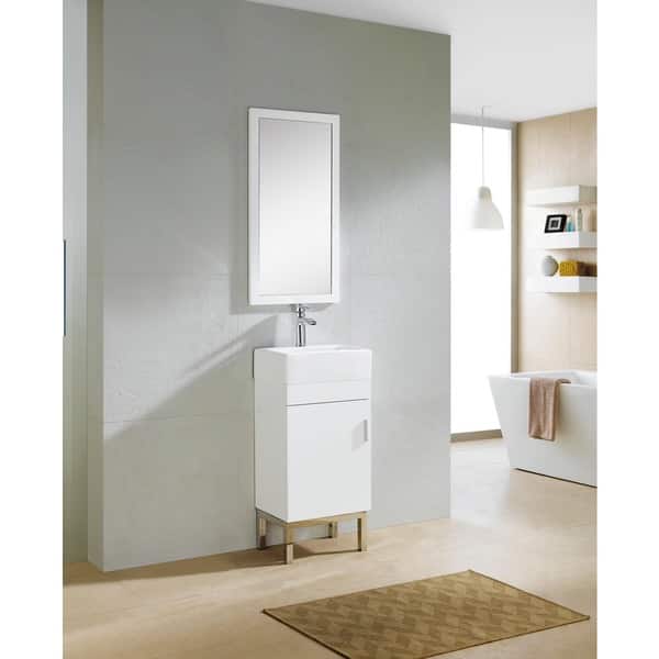 Fine Fixtures Fashion 17 Inch Vanity With Vitreous Fine Fixtures Fashion 17 Inch Vanity With Vitreous