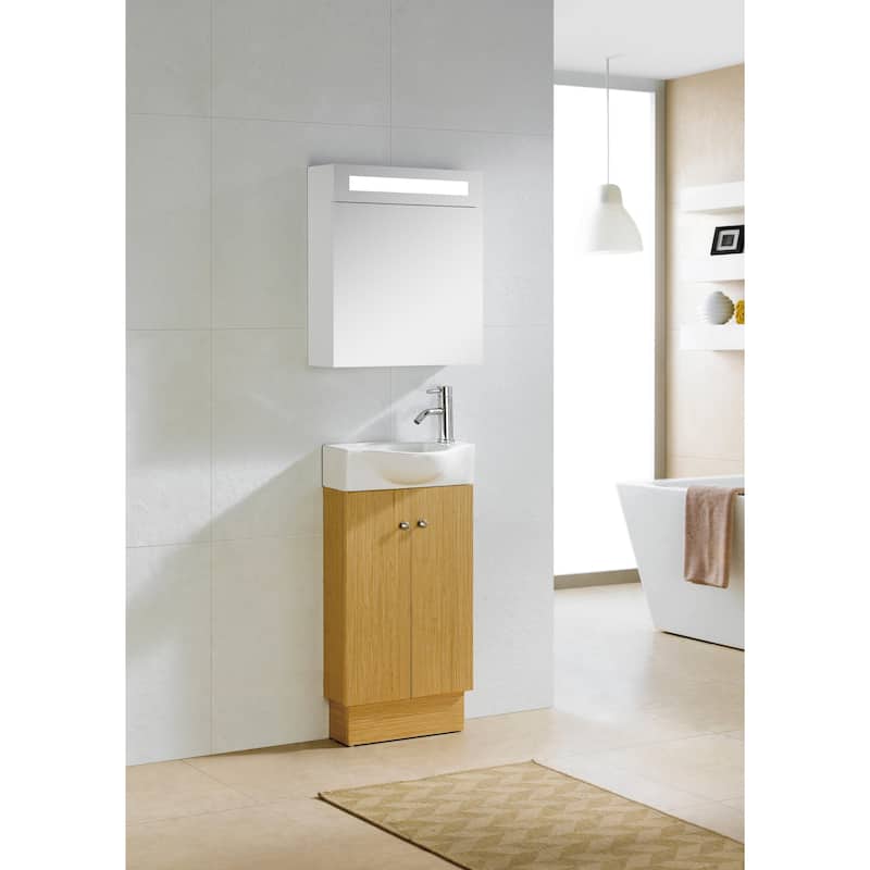 Fine Fixtures Glenwood 18-inch Vanity with Vitreous China Sink Top