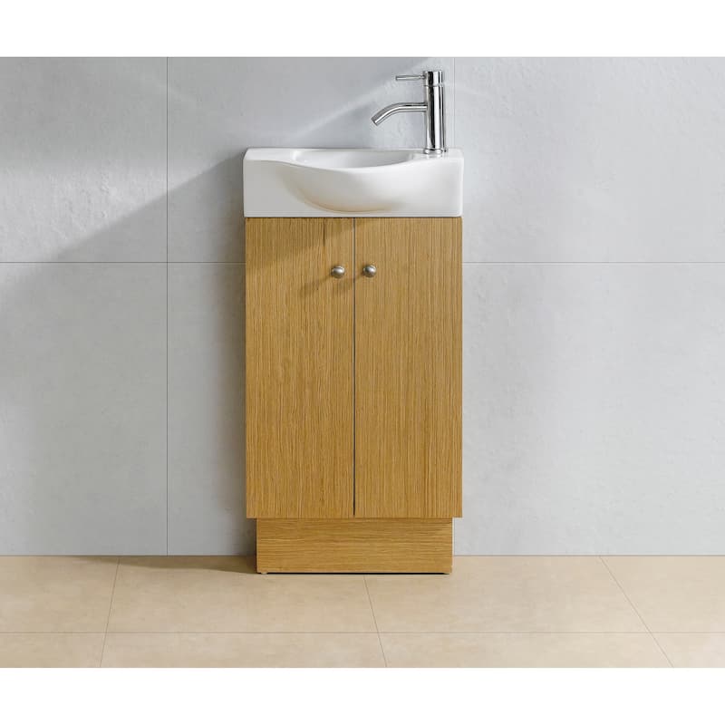 Fine Fixtures Glenwood 18-inch Vanity with Vitreous China Sink Top