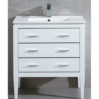 Fine Fixtures Ironwood 30-inch Vanity With Sink - Bed Bath & Beyond ...