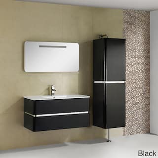 Black Fine Fixtures Bathroom Vanities For Less Fine Fixtures Sundance 40 Inch High Gloss Vanity With Vitreous China Sink Top