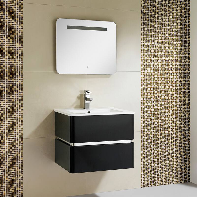 Fine Fixtures 'Sundance' 24-inch High Gloss Vanity with Vitreous China Sink Top