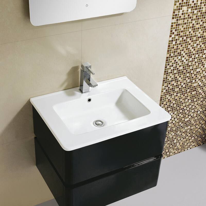 Fine Fixtures 'Sundance' 24-inch High Gloss Vanity with Vitreous China Sink Top