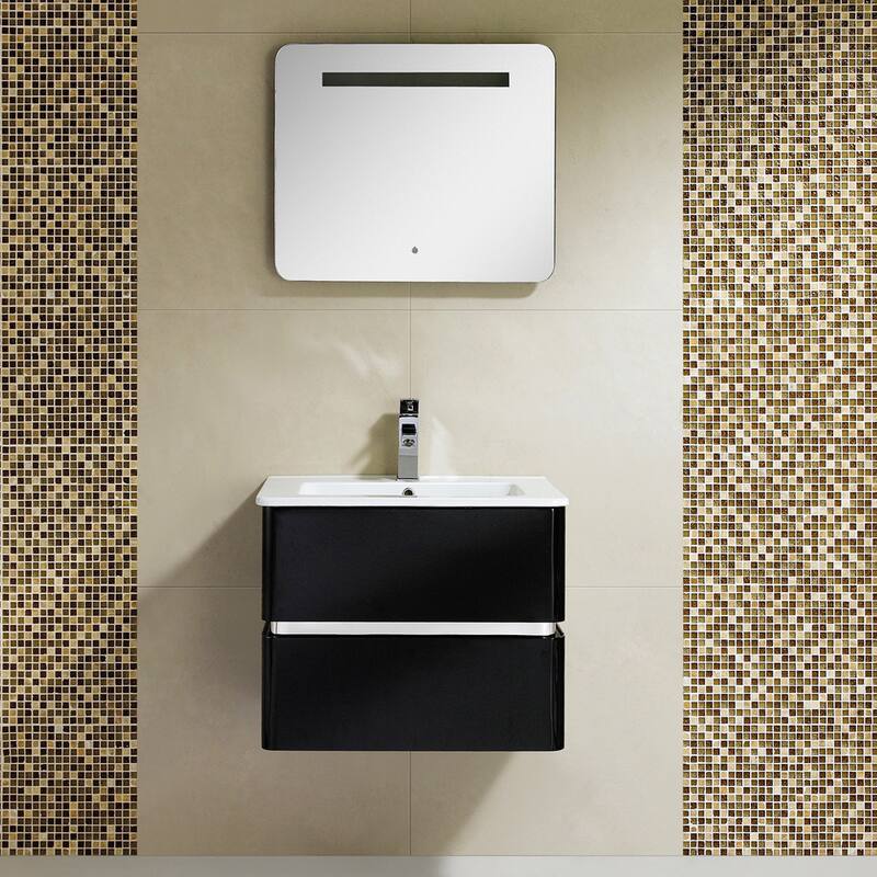 Fine Fixtures 'Sundance' 24-inch High Gloss Vanity with Vitreous China Sink Top