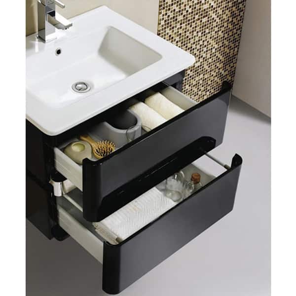 Fine Fixtures 'Sundance' 24-inch High Gloss Vanity with Vitreous China Sink Top