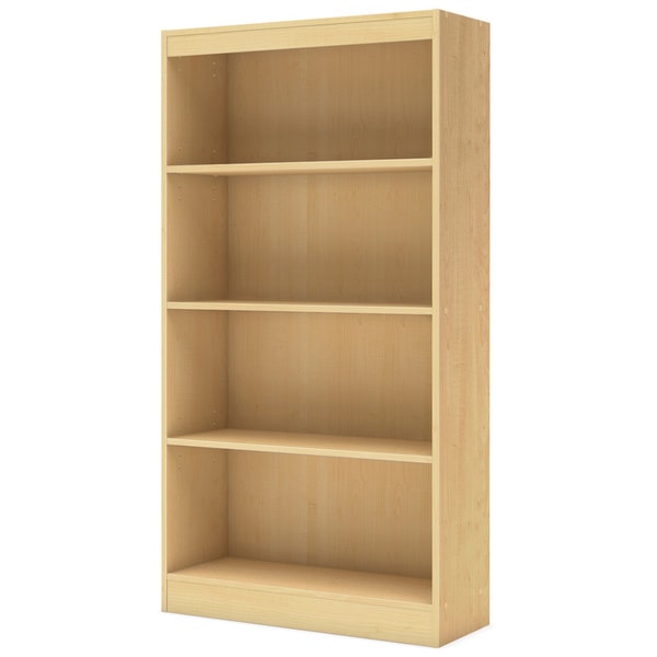 South Shore Axess 4 shelf Natural Maple Bookcase