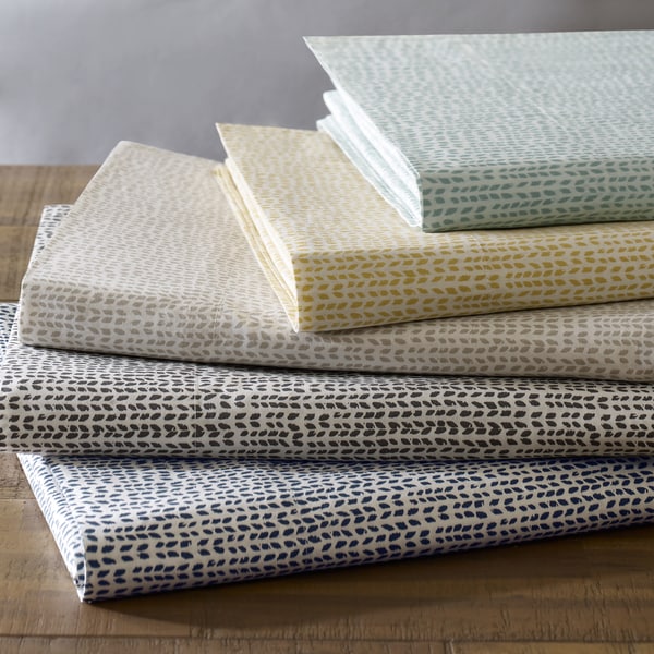 Ink+Ivy Cora Cotton Printed Sheet Set
