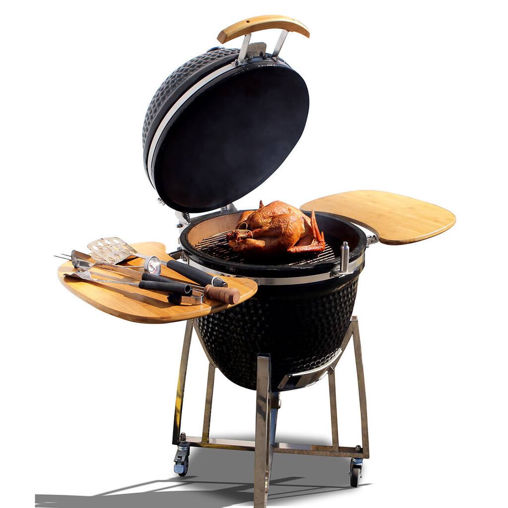 Cal Flame 21-inch Kamado Smoker Grill