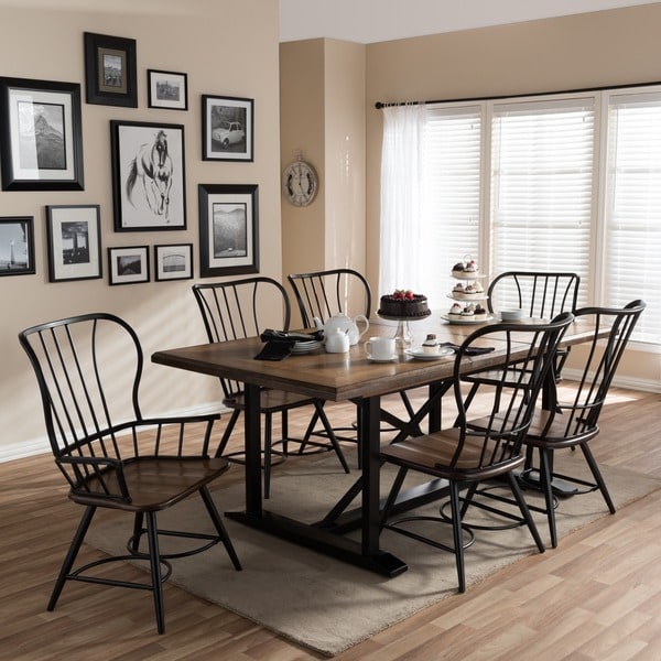 Metal Dining Room Set - Faux Marble Top & Black Metal Legs Modern 5Pc Dinette Set / 4.6 out of 5 stars with 86 ratings.