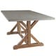 preview thumbnail 7 of 16, Benchwright Rustic Pine Trestle Accent Dining Table by iNSPIRE Q Artisan