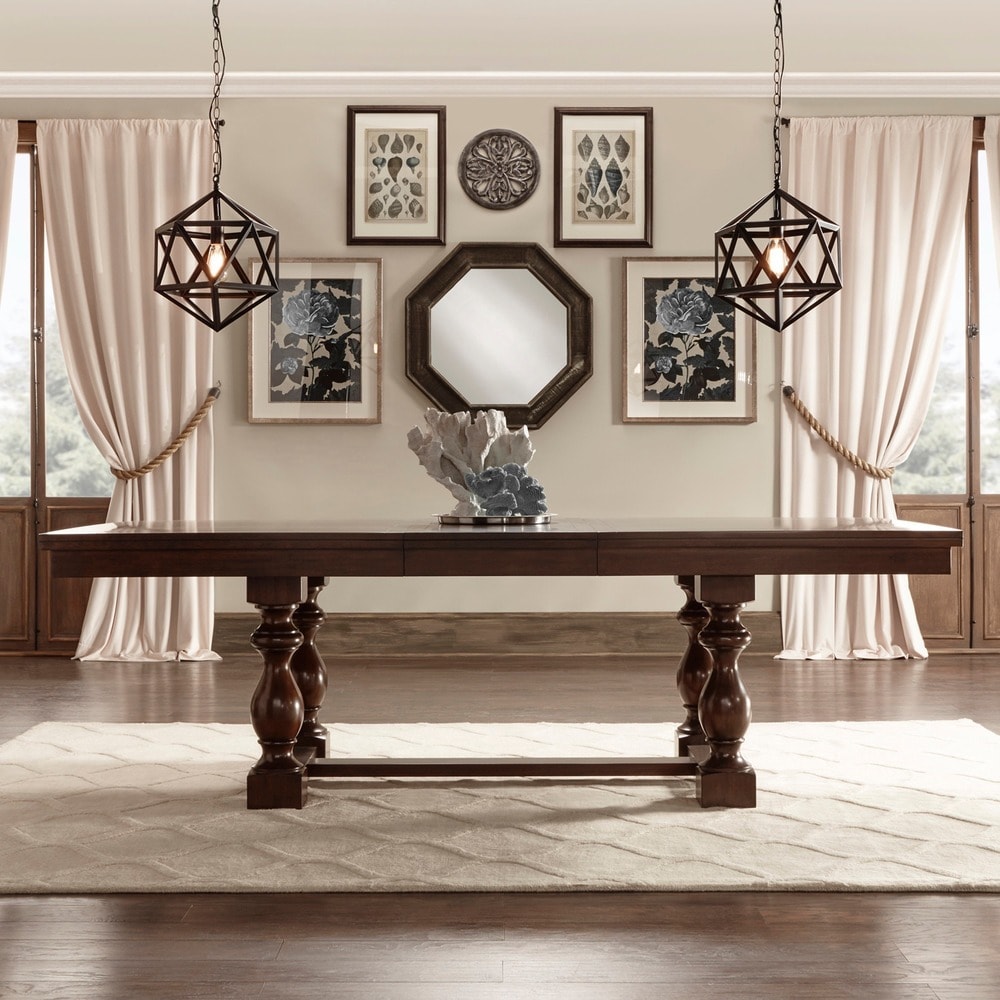 iNSPIRE Q Classic Flatiron Baluster Extending Dining Table - Dining Table