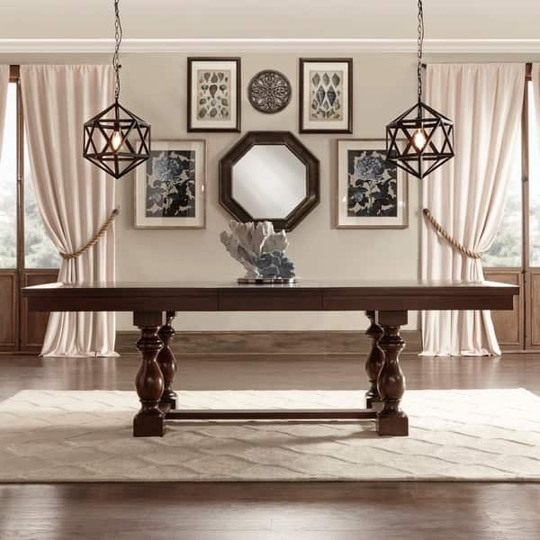 slide 2 of 10, Flatiron Baluster Extending Dining Table by iNSPIRE Q Classic - Dining Table