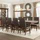 preview thumbnail 6 of 21, Flatiron Baluster Extending Dining Set by iNSPIRE Q Classic 5 Piece - Brown