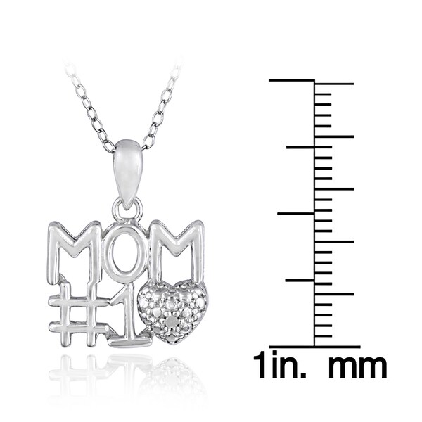 number 1 mom necklace