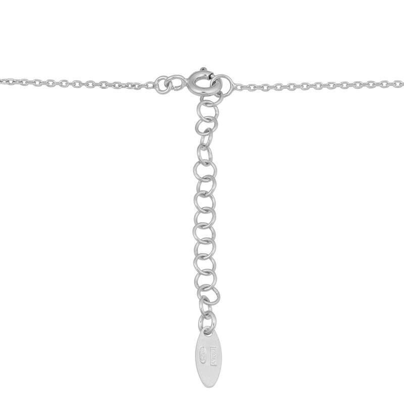 Argento Italia Two-tone Sterling Silver Stylish Adjustable Necklace (18 inches)