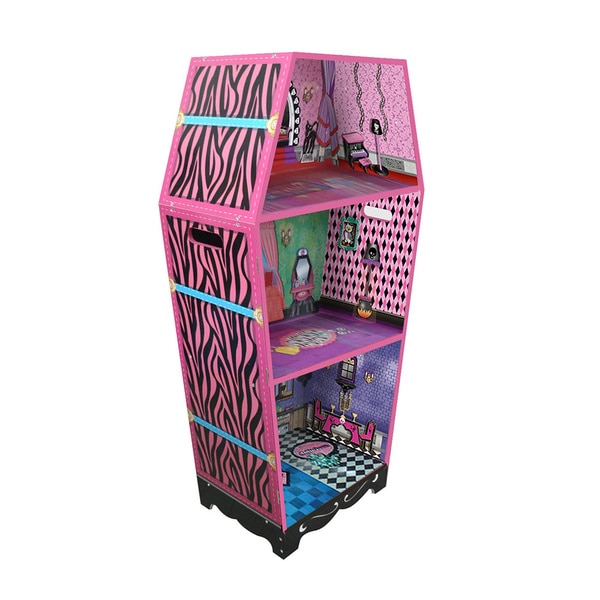 monster high coffin doll house