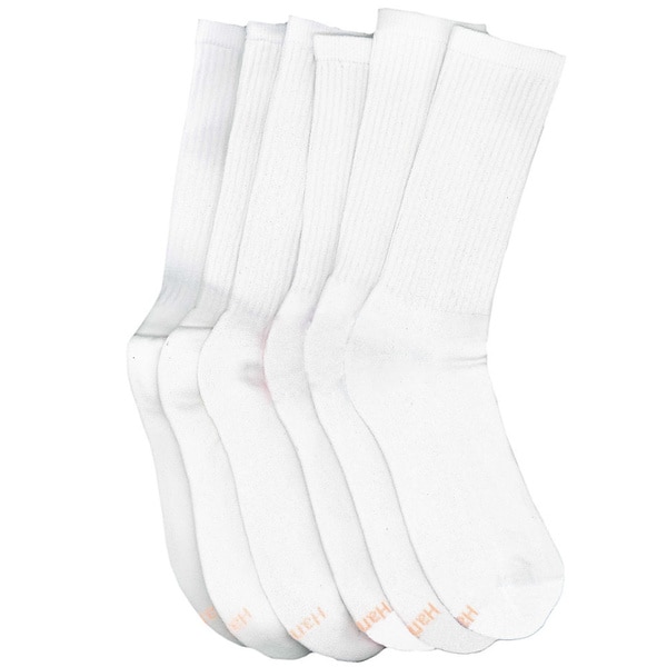 Hanes cushioned womens crew athletic socks 10 pack