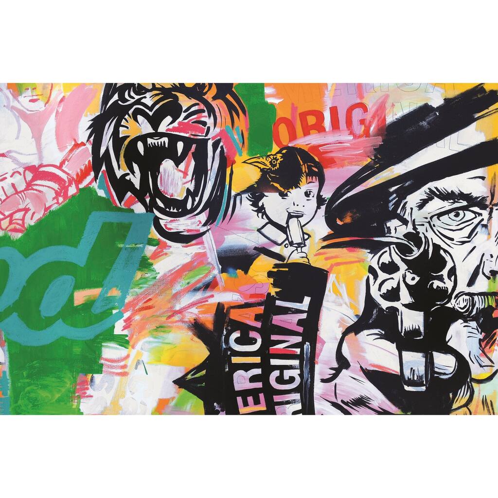 Marmont Hill 'Americas' Canvas Art - Multi-Color