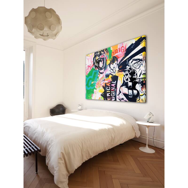 Marmont Hill 'Americas' Canvas Art - Multi-Color