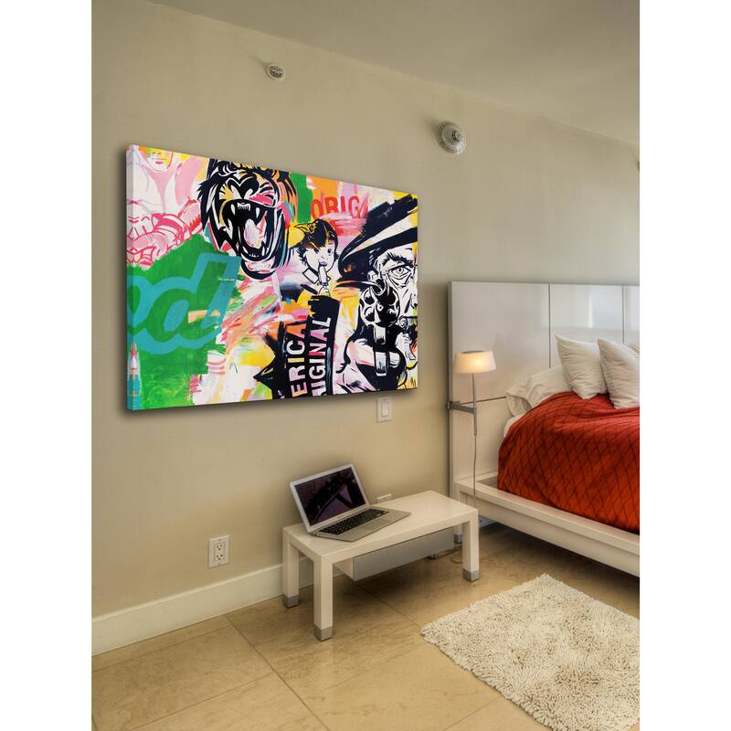 Marmont Hill 'Americas' Canvas Art - Multi-Color