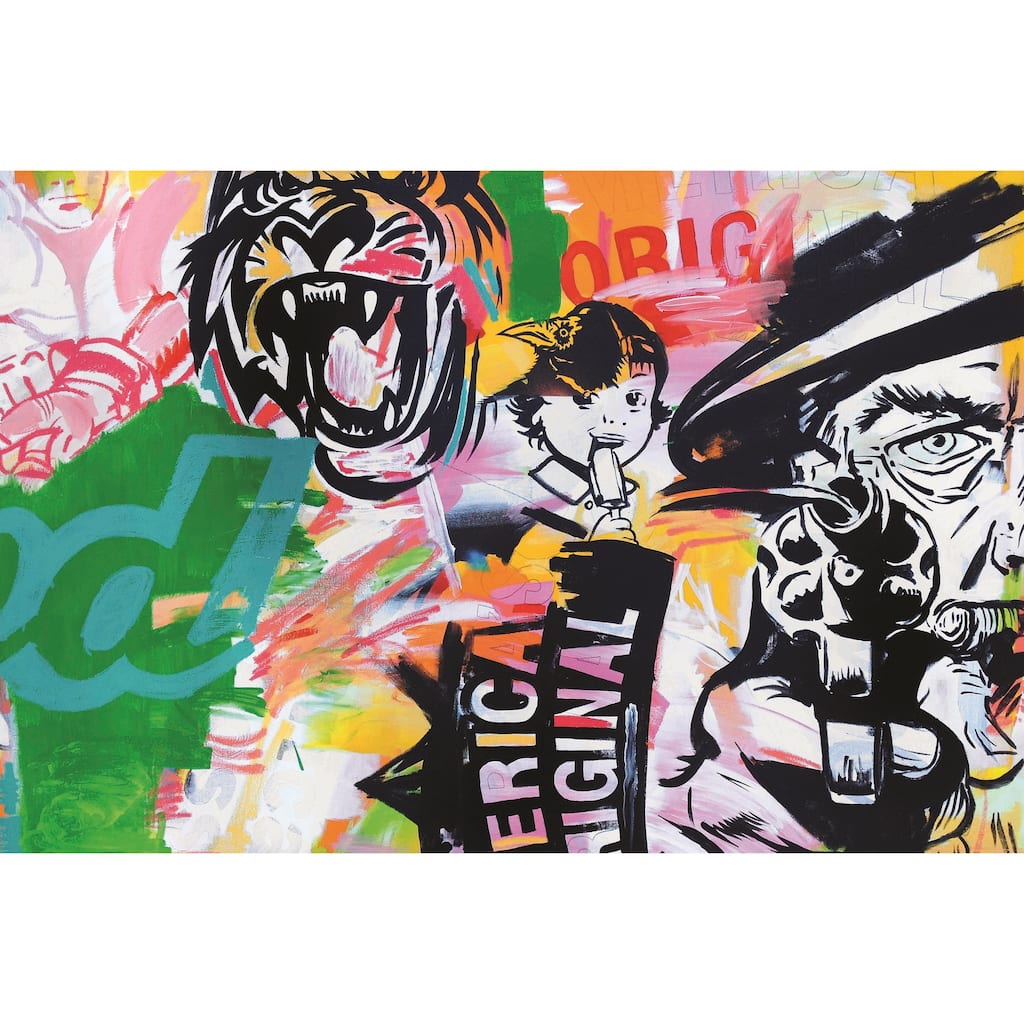 Marmont Hill 'Americas' Canvas Art - Multi-Color