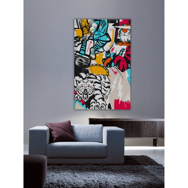Marmont Hill 'Undersold' Canvas Art - Multi-Color